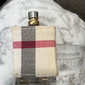Burberry London Bottle with Red and Black Stripes